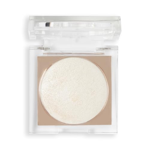Image of Makeup Revolution Beam Bright Highlighter, All Over Face Glow, Powder To Liquid Formula, 4 Different Shades, Diamond Glow, 2.45 Grm (Pack of 1)