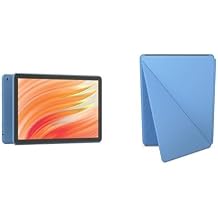 Like-New Amazon Fire HD 10 Tablet 32GB Ocean + Standing Cover Ocean