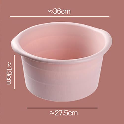 Tina para remojo de pies con puntos convexos rosa 19 cm miniatura 4