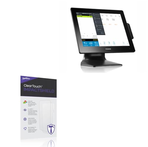 BoxWave Screen Protector Compatible With POSBANK POSMO III - ClearTouch ImpactShield (2-Pack), Impenetrable Screen Protector Flexible Film