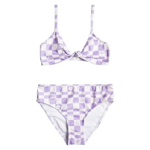 Roxy Girls' Purple Rose Swimsuit Set Cover