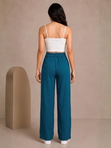 Image of Womens NS Lycra Korean High Waist Straight Pants