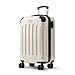 LUGG 20 Inch Skywander Lightweight Travel Cabin Bag - Carry On Approved Suitcase, ABS Shell Protection, Water Resistant & Safe Locking System - Easyjet Overhead Compliant (55x35x23cm)