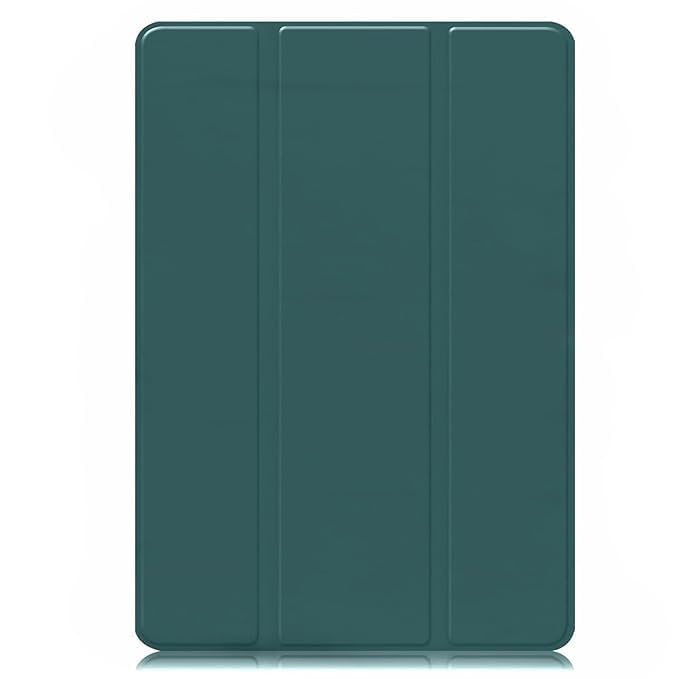 Image of ProElite Cover for Motorola Pad 60 Neo 11 inch 2025 case Cover, Soft Flexible Flip Case Cover for Motorola Pad 60 Neo 11 inch 2025 with Pen Holder [Recoil Series] - Dark Green