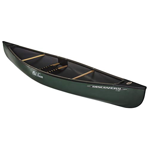 Old Town Canoes & Kayaks Discovery 119 Solo Canoe, Green, 11 Feet 9 Inches