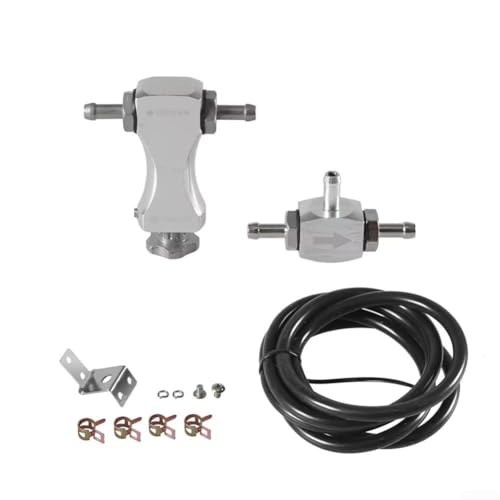 snowchecking Regolatore a turbina per motori turbo, valvola di regolazione in alluminio rosso/blu/nero/argento, strumento manuale di controllo della pressione per uso automobilistico (D)