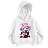 Generisch Mädchen Kapuzenpullover Sportliches Design Atmungsaktiv Bequem Weicher Stoff Modischer Druck Jugendmode