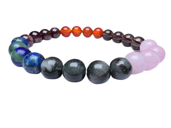 Fatema Exports Capricorn Zodiac Sign Crystal Stone Bracelet 8 mm Rose Quartz, Smoky Quartz, Carnelian,Azurite-malachite, Garnet, Gray Cats Eye (B0CZYJTLS6) Amazon Price History, Amazon Price Tracker