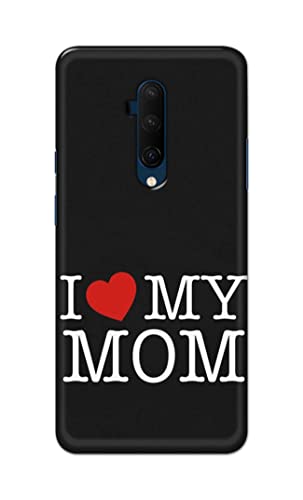 Image of PRINTFIDAA I Love My Mom Hard Back Cover for OnePlus 7T Pro /OnePlus 7 Pro Back Cover -(P6) KAT1006