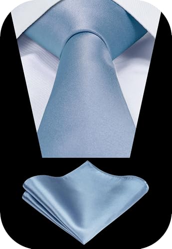 Image of Tie G .5pcs Tie set in a gift box : Tie sets : Solid color Neck tie,Satin Bow tie,Pocket Square, Lapel, Cuffs link