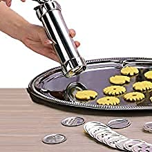 7Seas Chakali Maker/Sev Maker/Farsan Maker/Gathiya Maker, Snacks Maker Machine with 15 Different Types of Blades, Kitchen Press, Sev Maker(1Set) 2