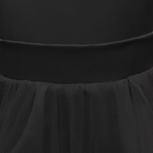 Flower Girls Wedding Dress Princess Birthday Party Satin V-Back Ball Gown Prom4