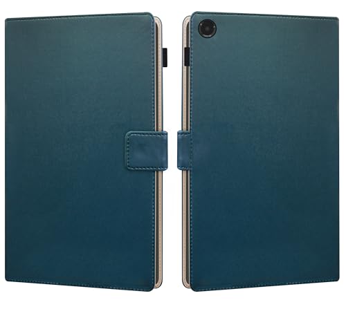 Image of TGK Flip Cover for Samsung Galaxy Tab A11 Plus 11 Inch Case with Stylus Holder (Cerulean Blue)