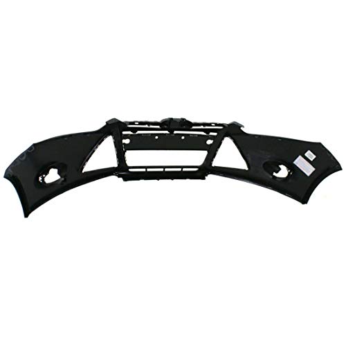 Primered Front Bumper Cover Without Trailer Hitch Cover Replacement For 2012 2013 2014 Focus #TOP1