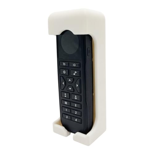ShoreWright Remote Holder for Garmin Force Kracken Trolling Motor Remote & Force Current Remote | Flush Mount | Marine ASA | Stainless Hardware Included | Screw or No-Drill Install | White