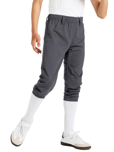 DEVOROPA 2T/3T/4T/5T to Big Kids Youth Boys Baseball Pants Girls Softball Fast Pitch Tee Ball Practice Pants Pockets2