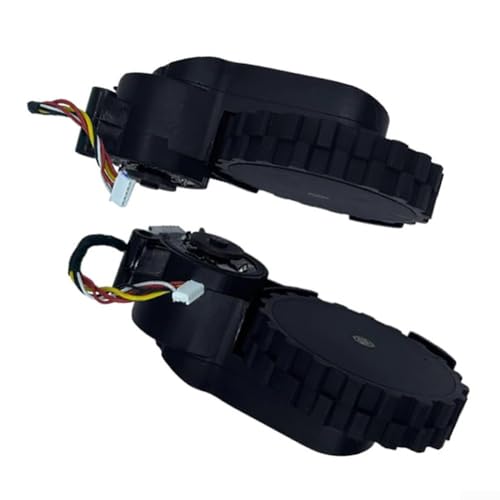 Linkes oder rechtes Kunststoff-Ersatzrad für Eufy Clean L50 L50 SES L60 L60 für Hybrid E10C Roboter-Staubsauger, entwickelt zur Verbesserung der Navigation und Reinigungseffizienz (Set (links + rechts