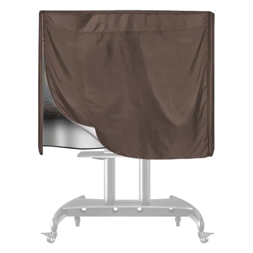Funda para soporte de TV móvil para proteger televisores de terraza y jardín del clima 2