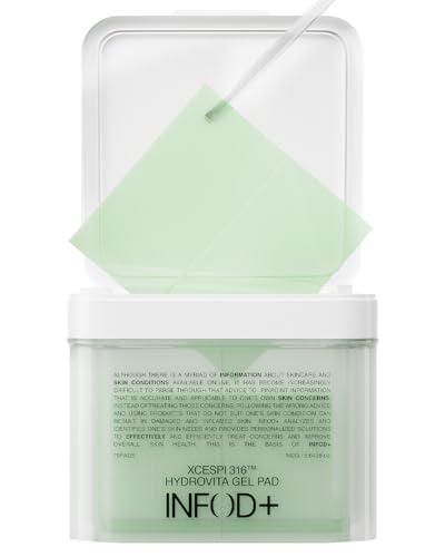 INFODPLUS HydroVita Gel Pad 70 Pads – Exosome & Ceramide Complex | Hydrating, Pore Care, Blackhead & Sebum Control, Soothing Toner Pads