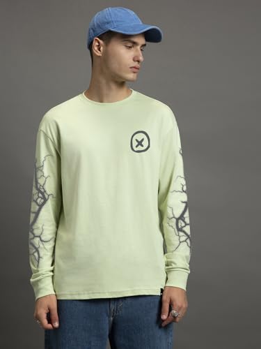 Image of Bewakoof Men's Cartoon Oversized Fit T-Shirt