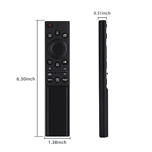 Fourmor Original Voice Remote Control - Bn59-01357A Solar Charging For Samsung 2021 And 2022 And2023 Smart Tvs. Also Bn59-01358F Full Function Replacement #TOP1