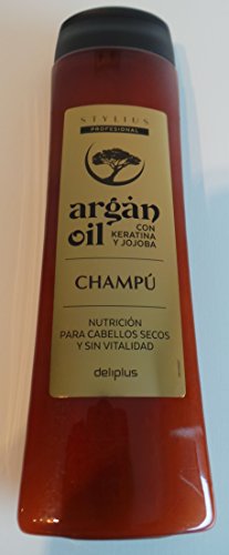 stylius Professional – Champú/Champu/Argan Oil con Keratina y Jojoba – 400 ml