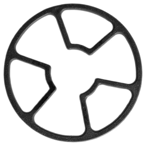 CAXUSD Soporte para Estufa de Gas en Hierro Fundido Negro, Estante Resistente para Cafetera Italiana, Adecuado para Hornillos de Gas y Fogones de Cocina