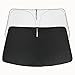 D-Lumina RAV-4 Windshield Sunshade Compatible with 2019 2020 2021 2022 2023 2024 2025 Toyota RAV4 - Foldable Front Window Sun Shade Shield Protector