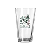 Logo Brands Mexico National Team Mens Soccer Team 16oz Swagger Pint Glass