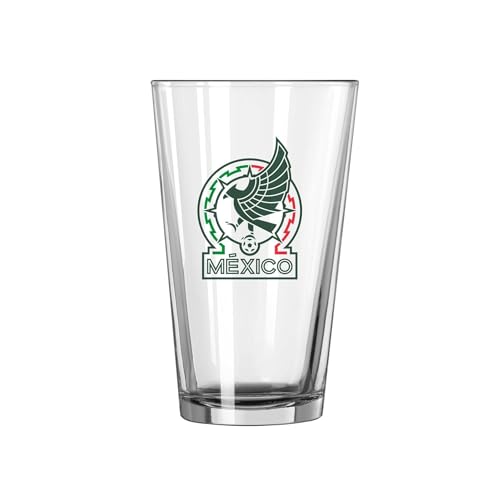 Logo Brands Mexico National Team Mens Soccer Team 16oz Swagger Pint Glass