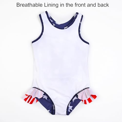 Image of QPANCY Girls Swimsuits Unicorn Bathing Suits Toddler Kids One Piece Swimwear