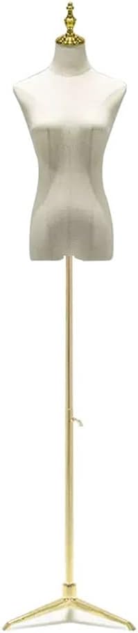 Adjustable Female Mannequin Torso Display - Medium Size Dress Form with Detachable Colorful Covers for Sewing & Jewelry Showcase, Ideal for Dressmakers & Designers