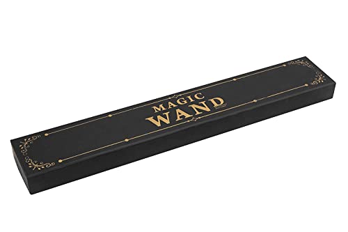 Image of Harry Potter Wizard Wand | Lightweight Polyresin & Metal Magic Wand Attractive Magic Wizard Wands For Harry Potter Fans (Style 1), Brown, Kids