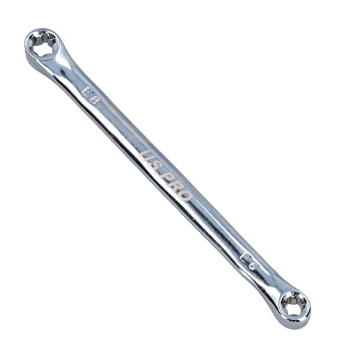 AB Tools E6 x E8 Short Torx E Female Spanner Wrench Star Double Ended Box