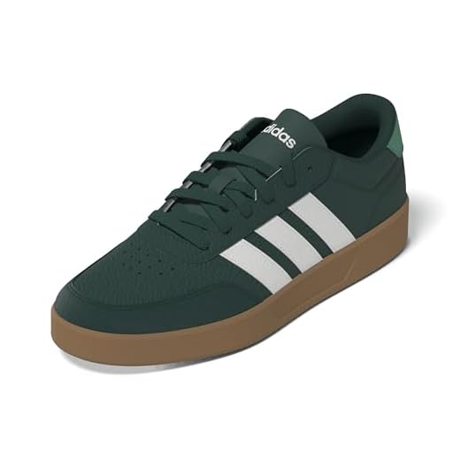 adidas Hombre BREAKNET 3.0 Shoes, Collegiate Green/Core White/Semi Court Green, 44 2/3 EU