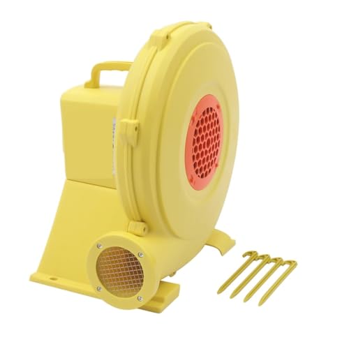 Plumero de aire comprimido, soplador de bomba de aire para castillos inflables, casas de rebote y computadoras, herramienta de limpieza eficiente para teclados y uso al aire libre (potente y duradero)