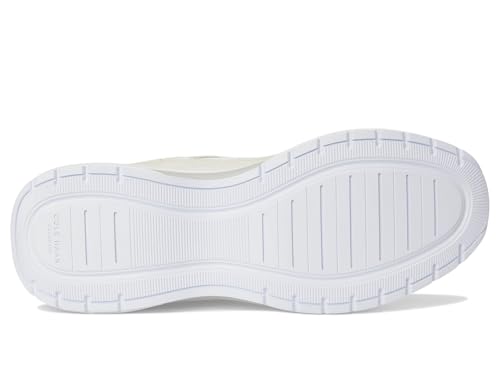 Cole Haan Cole Haan Women's Grandpro Eleeana Runners, White Leather/Silver Birchsuede, 9-B US