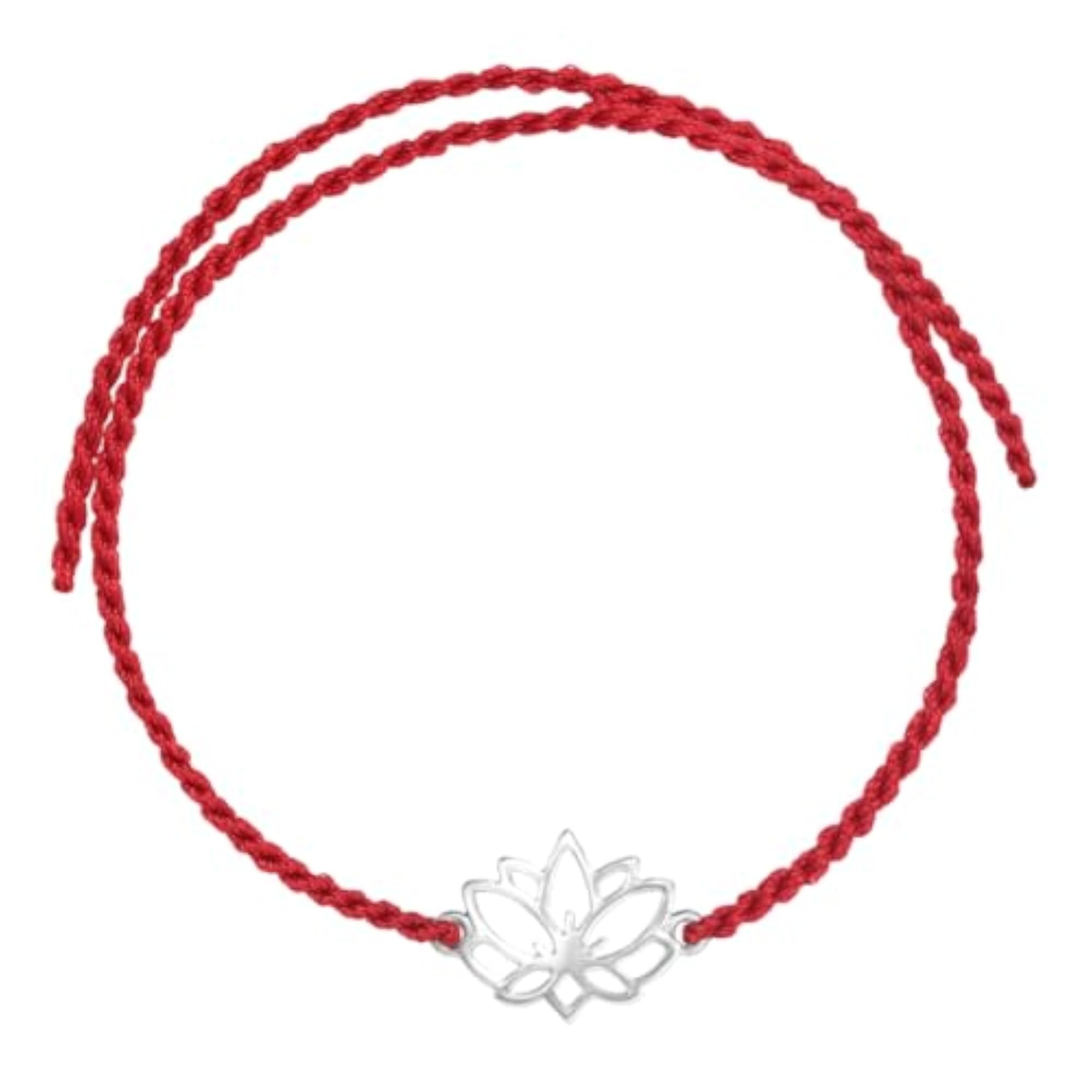 925 Sterling Silver Floral Minimal Rakhi for Brother