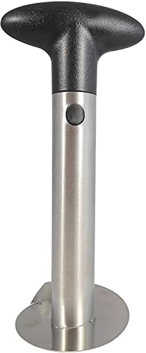 Taille ananas en acier inoxydable avec poignée antidérapante ergonomique, facile à laver