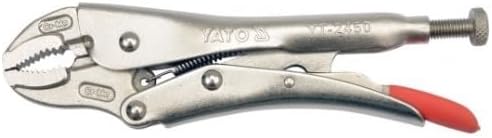 YATO YT-2450 Locking Pliers showing adjustment screw.