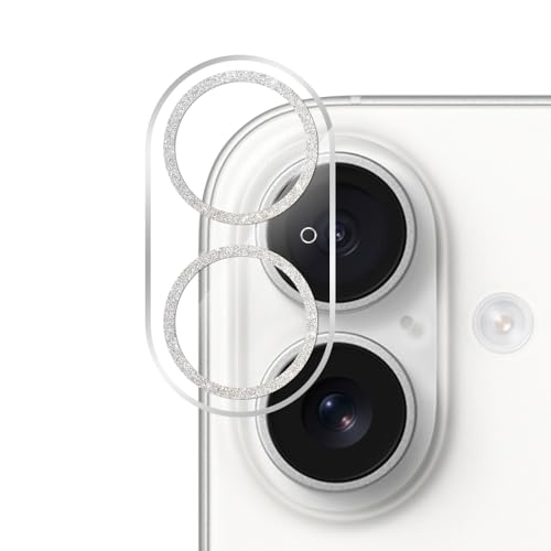 SLuB iPhone 16 / iPhone 16 Plus JیtB KX LLg ߗ h~ ACtH16/16Plus YیKXtB(Vo[)