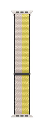 Image of Apple Watch Band - Sport Loop (45mm) - Oat Milk /Lemon Zest - Regular