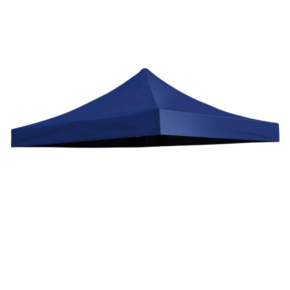 TERRE JARDIN Toit de Rechange Tonnelle de Jardin Exterieur Pliable 3 x 3 m Professionnel – Pergola Jardin Exterieur, Imperméable 250 g/m², Anti UV - Réceptions, Marchés, Camping - Unité - Bleu