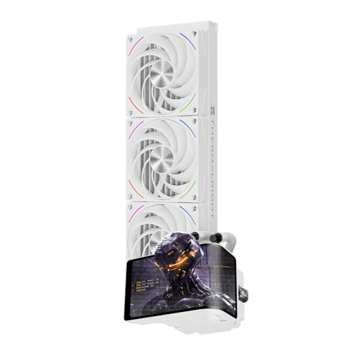 Enfriador líquido blanco para CPU compatible con AM5 y LGA1851 Thermalright 360 mm