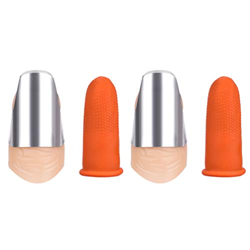 VILLCASE 2 Conjuntos de Jardim Ferramentas de Polegar de Silicone Colheita Colheita Planta Colheita