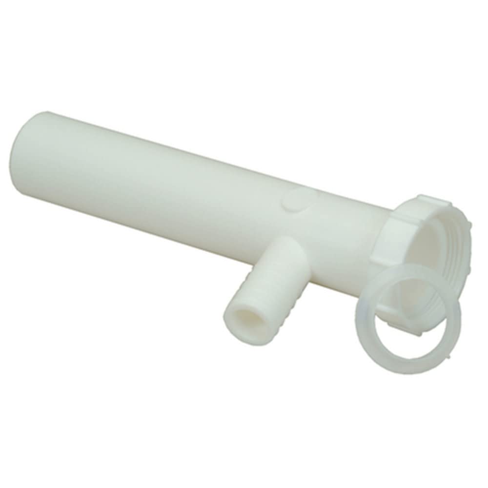 PROFLO PFTPP300 1-1/2" x 8" Plastic Direct Connect Branch Tailpiece with 5/8" OD Branch Connection - N/A