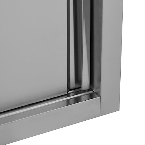 vidaXL Armario Pared de Cocina Puertas Correderas Acero Mobiliario Duradero Robusto Resistente Práctico Funcional Elegante Moderno Útil 90x40x50cm - imagen 5