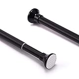 teleskop gardinenstange ohne bohren Die Gardinenstange zudem über eingebaute Anti-Rutsch Beilagescheibe, sodass sie selbst auf glatten Fliesen sicher hält