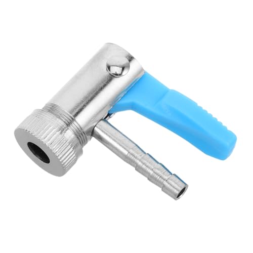 PRETYZOOM Tire Clip-on Inflation Nozzle Air Pump Inflator Adapter Chuck Air Compressor Accessory Quick Connect Fitting