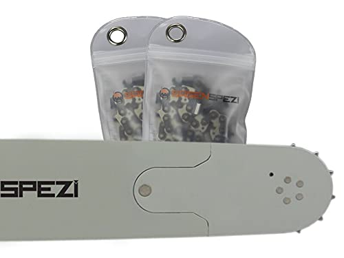 Juego de espada Solid Drive de 90 cm con 2 cadenas de medio cincel de 3/8" 115TG 1,6 mm para Dolmar PS7310